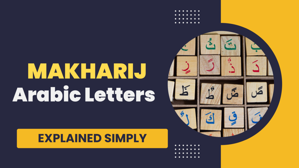 Makharij of Arabic Letters Explained Simply (With Examples & Visual Guidance)
